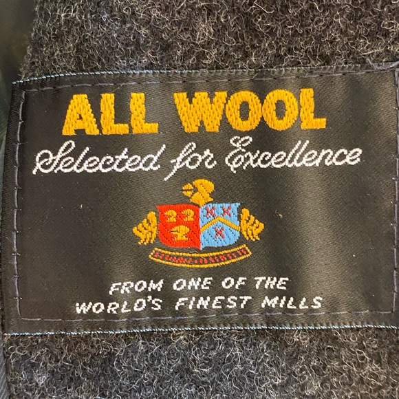 John Christian Collection International Mens Charcoal Gray Wool Coat / Size L - Picture 13 of 16